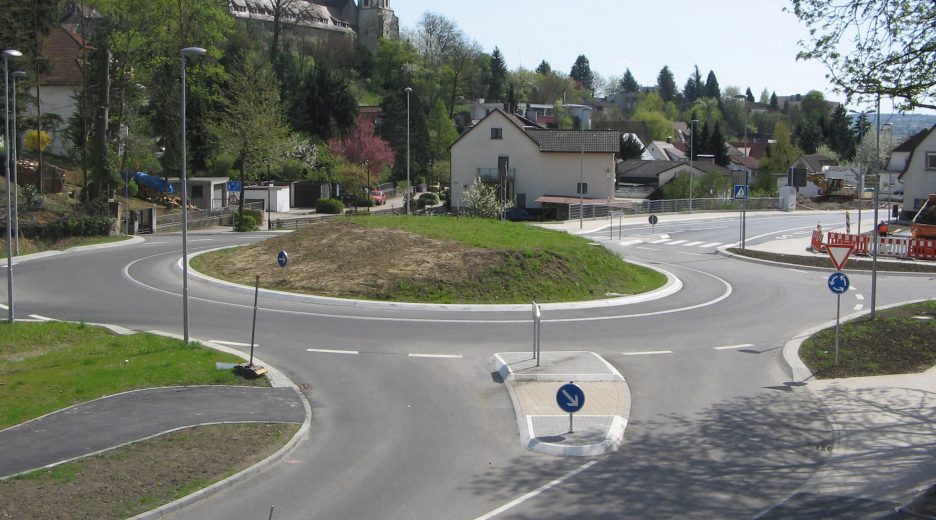 Umbau der Hauptverkehrsstraße L 550 in Sinsheim