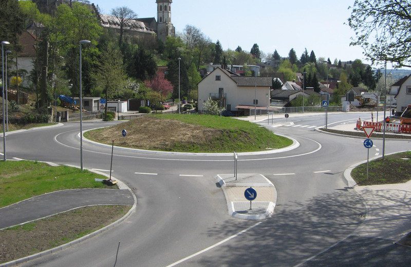 Umbau der Hauptverkehrsstraße L 550 in 74889 Sinsheim